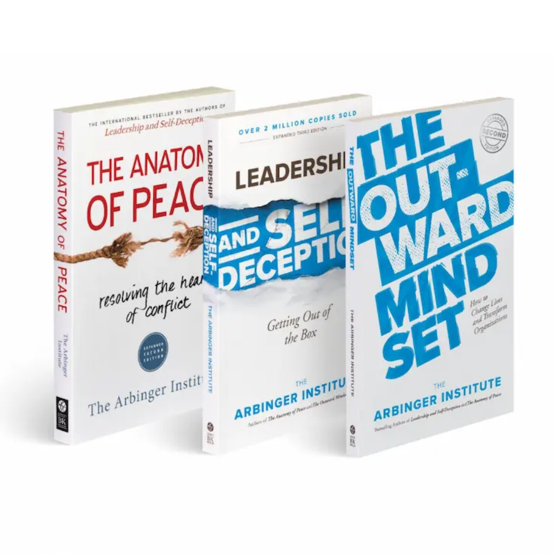 Our Keynote speeches and workshop events are based on Arbinger's best selling books that have sold over 4.5 million copies.